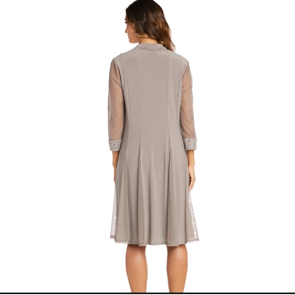 NWT R & M Richards embellished dress, and jacket set sz 6 - Picture 2 of 12